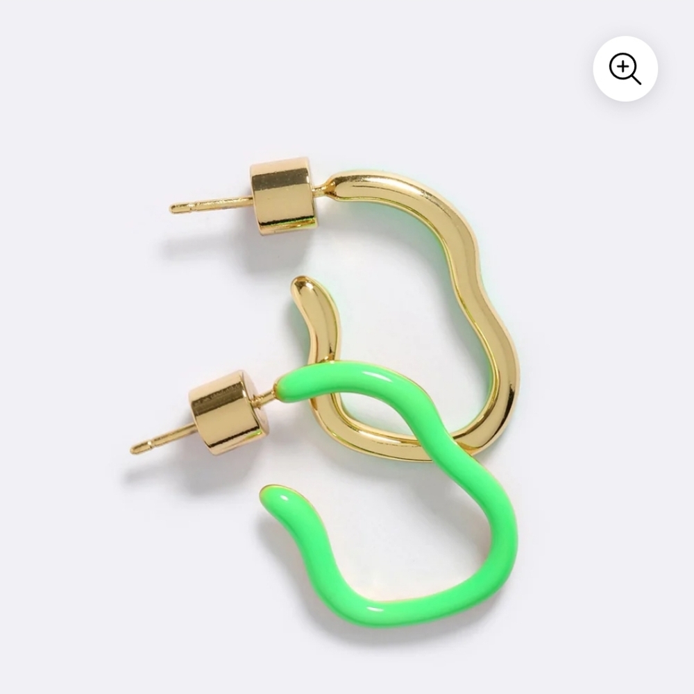 EMMA PILLS Baby Obsession Enamel Hoops